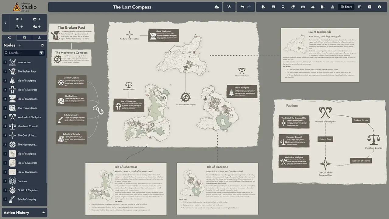 Wide view of a fantasy module